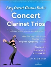 Concert Clarinet Trios - Book 1 P.O.D cover